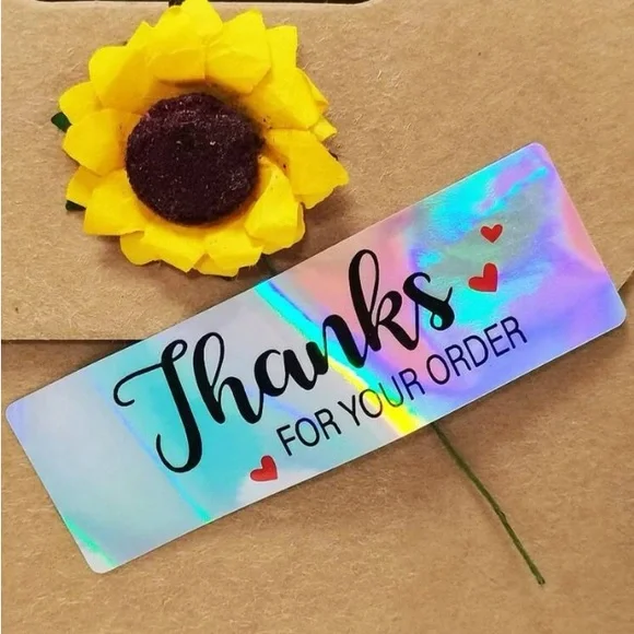 120 pc Thank You Sticker Roll - Picture 4 of 4